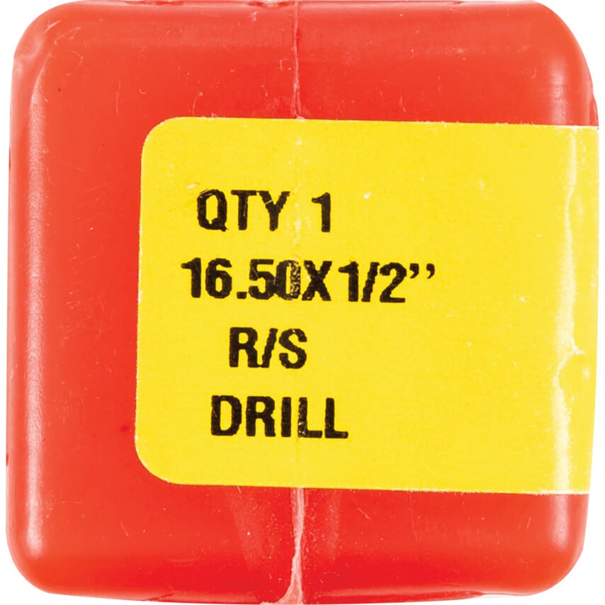 16.50MM HSS 1/2" Parallel Shank Drill