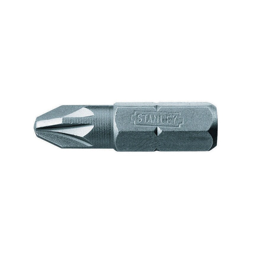 1-68-949 PZ2 25mm Bit 1/4" Hex, Pack of 25