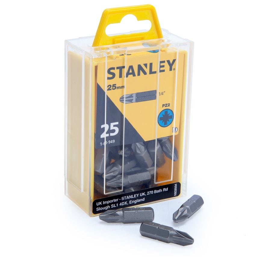1-68-949 Pozidriv Power Bits PZ2 x 25mm (Box of 25)