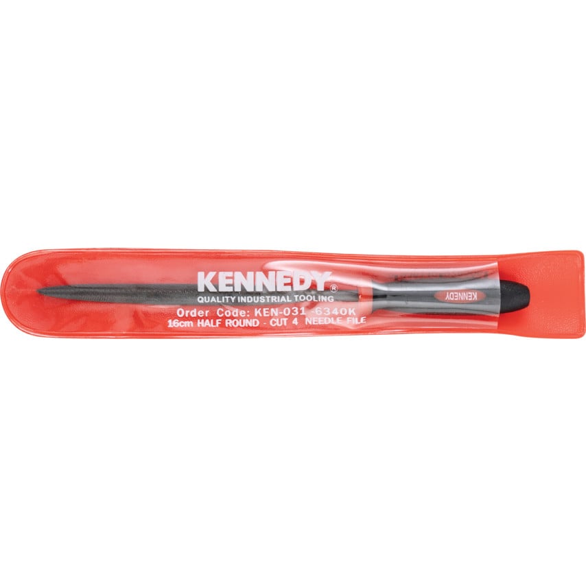 16CM (6.1/2") Half Round Cut 4 Needle File