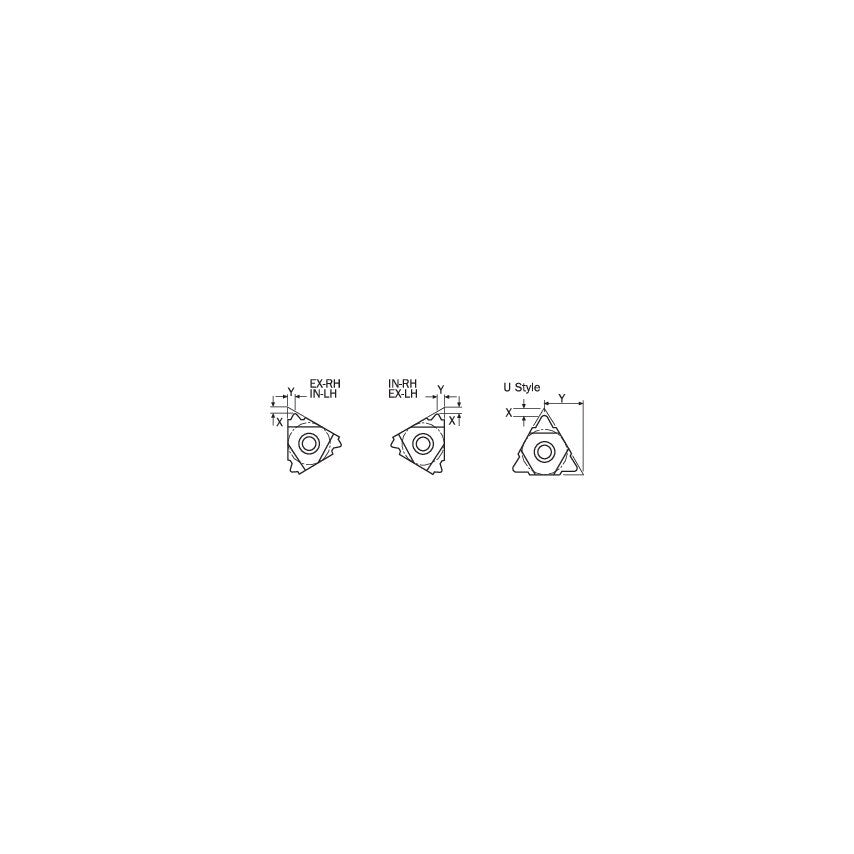 16ERM 1.50 ISO Insert Grade IC908