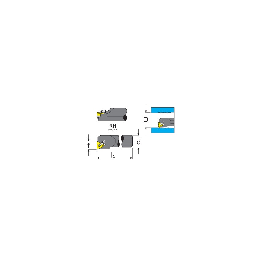 16IR 16 UN Threading Insert Grade MXC