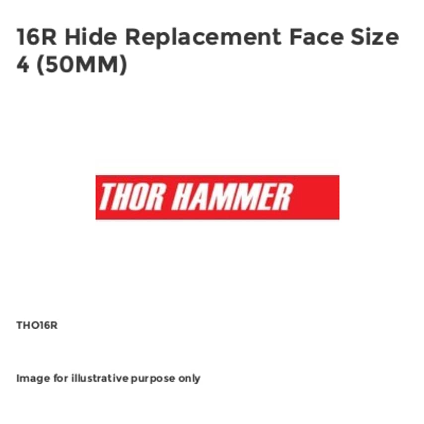 16R Hide Replacement Face Size 4 (50MM)