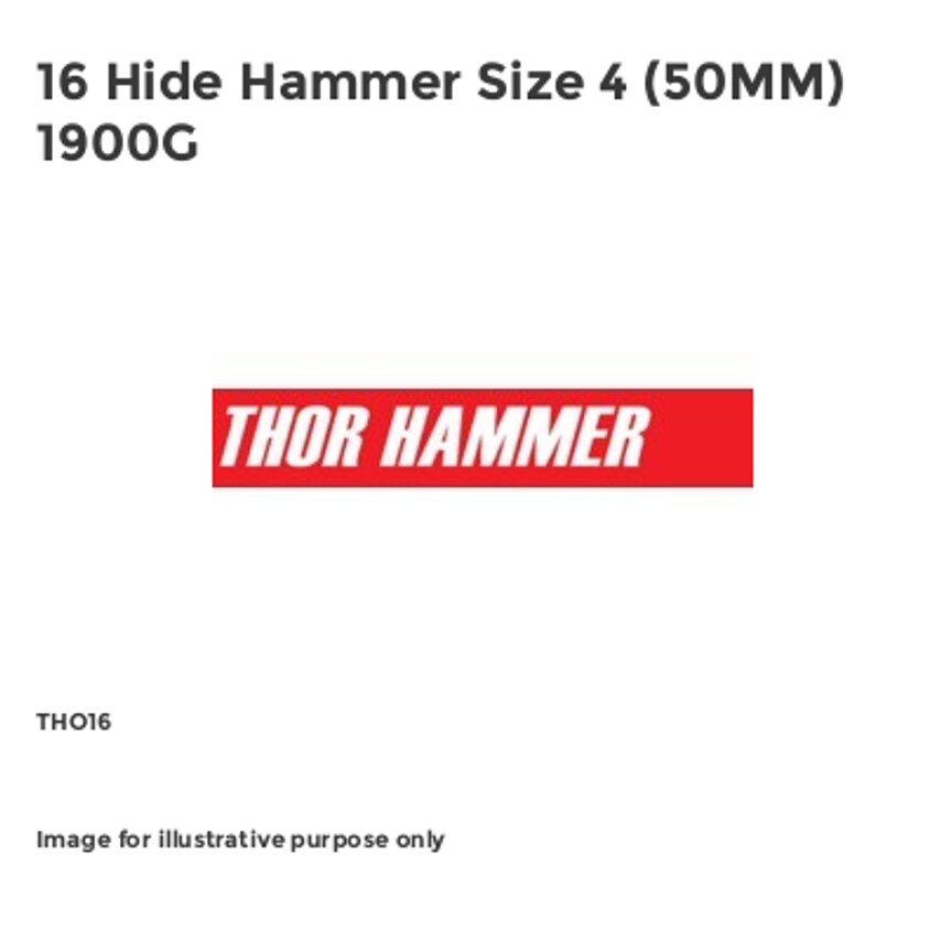 16 Hide Hammer Size 4 (50MM) 1900G