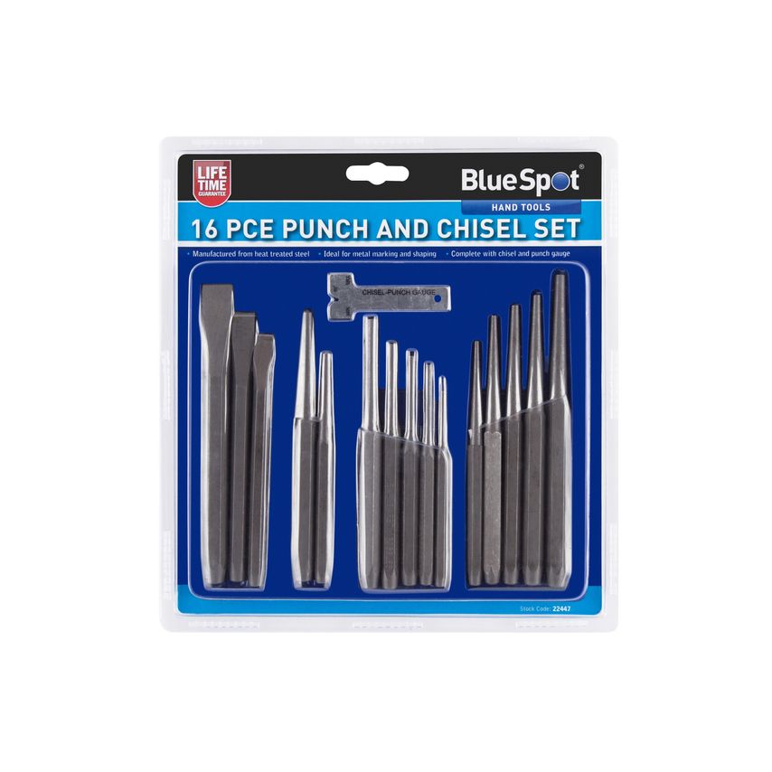 16 Piece Punch and Chisel Set