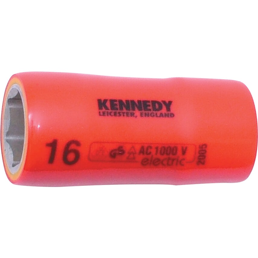 16mm Insulated Hexagon Socket 1/2" Sq/Dr
