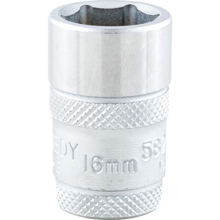16mm Single Hex Socket 1/2" Square Drive