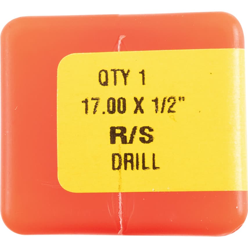 17.00MM HSS 1/2" Parallel Shank Drill