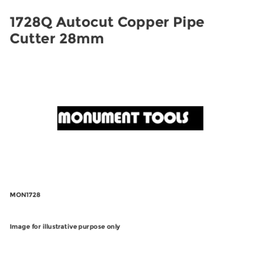 1728Q Autocut Copper Pipe Cutter 28mm