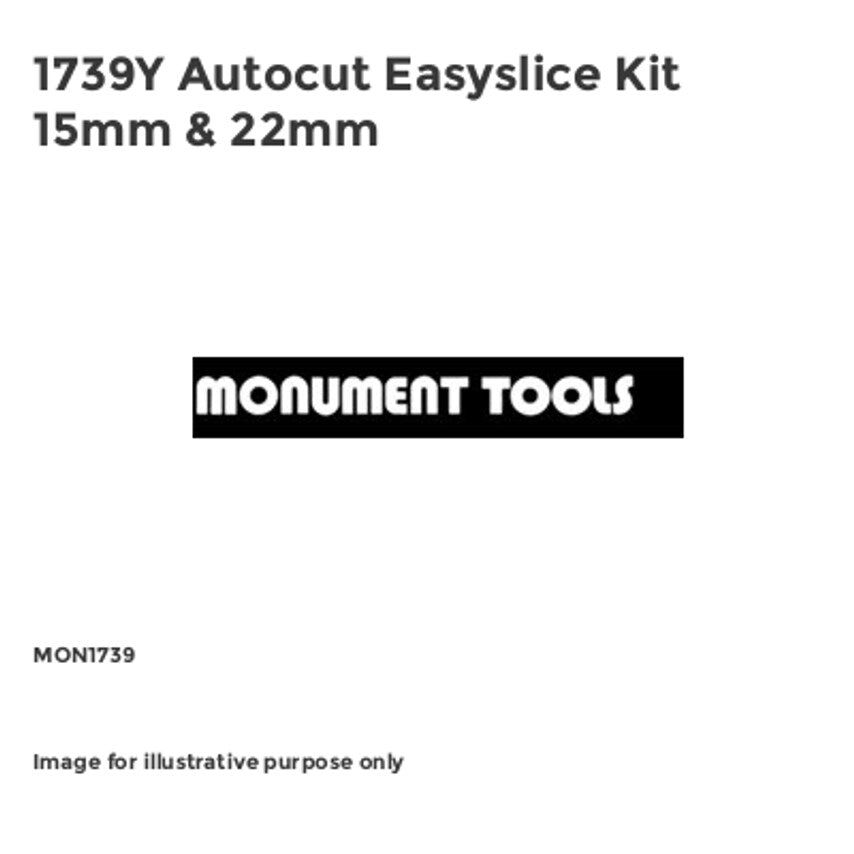 1739Y Autocut Easyslice Kit 15mm & 22mm MON1739