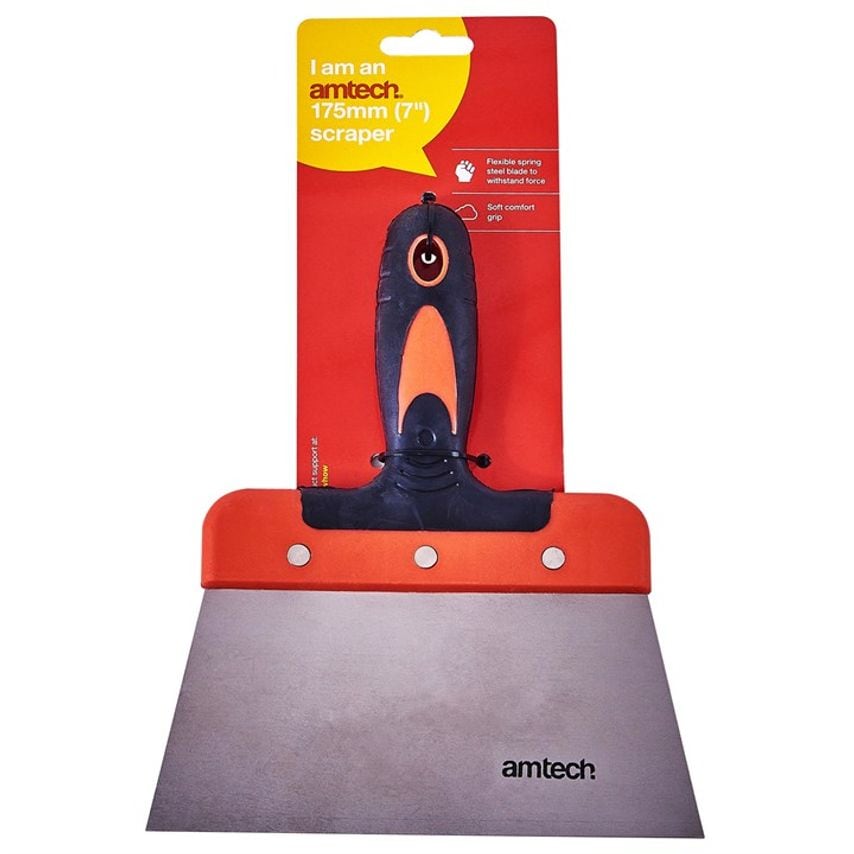 175mm (7") Scraper with Soft Grip Handle