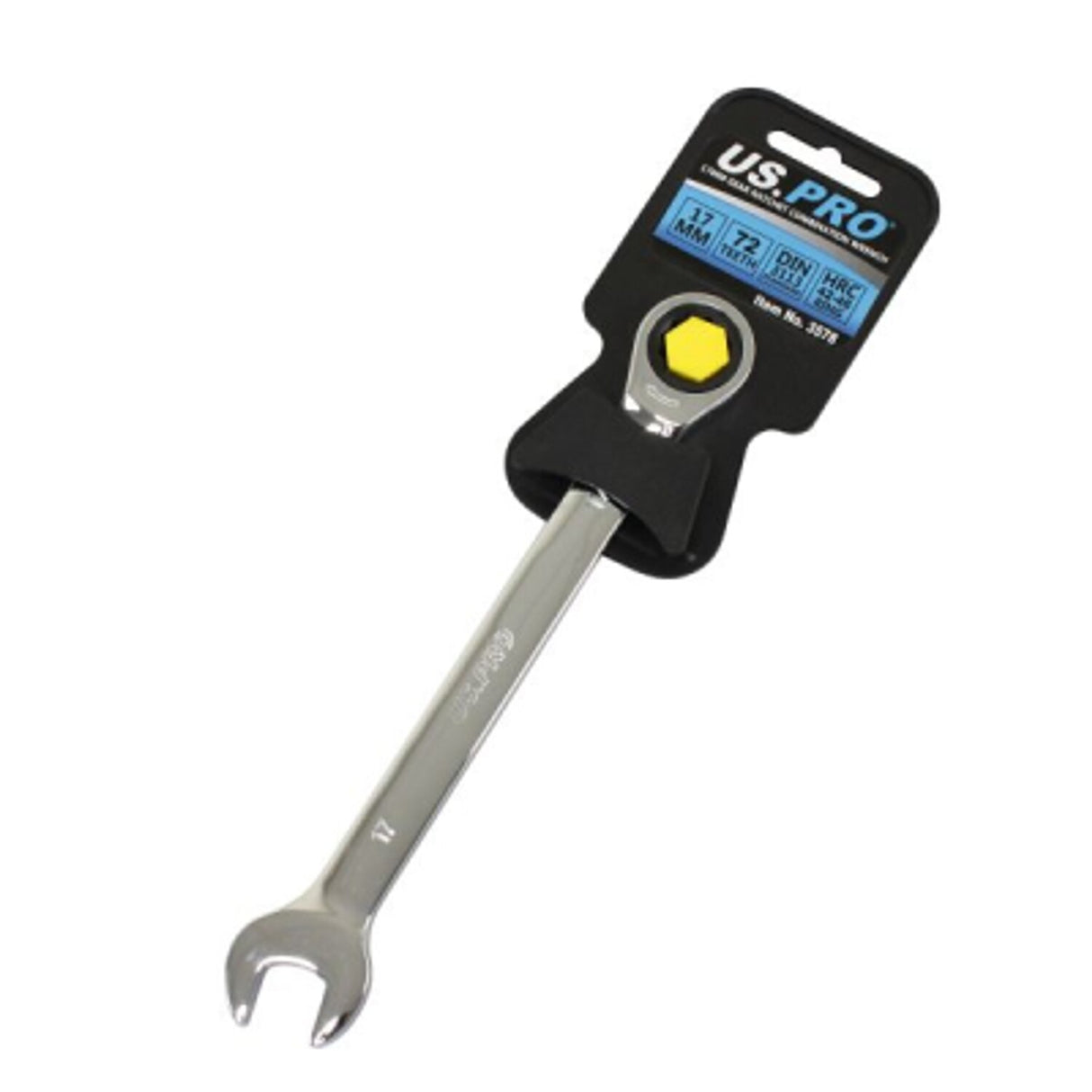 17mm Gear Ratchet Combination Wrench