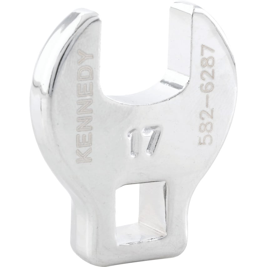 17mm Open Ended Crowfoot Wrench 3/8" Square Drive