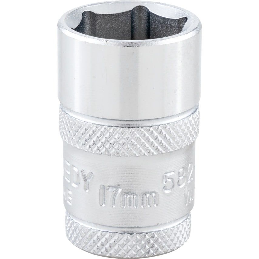 17mm Single Hex Socket 1/2" Square Drive