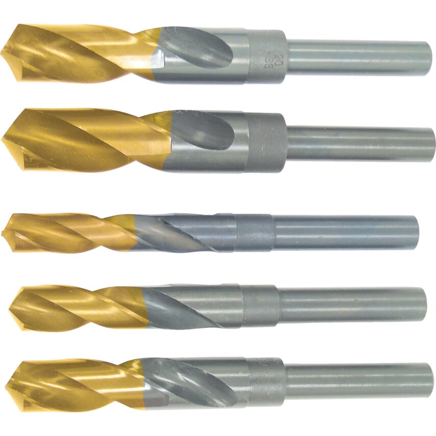 18.00MM HSS 1/2" Parallel Shank Drill TiN Tipped
