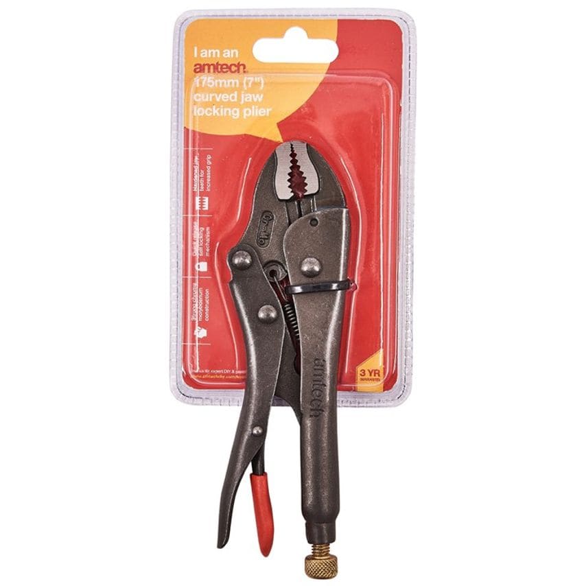 180mm (7") Curved Jaw Locking Pliers