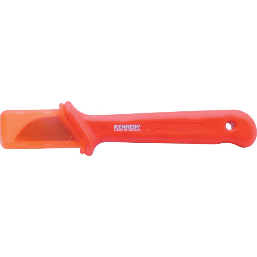 180mm Insulated Cable Knife Straight Blade