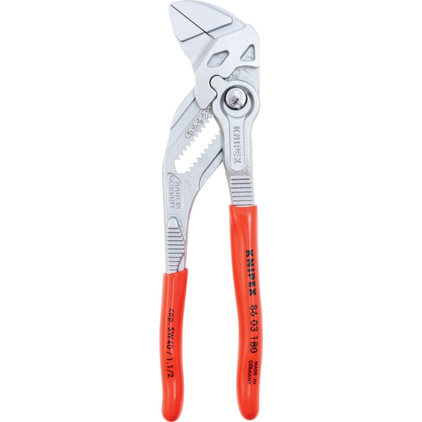 180mm Water Pump Pliers, 35mm Jaw Capacity