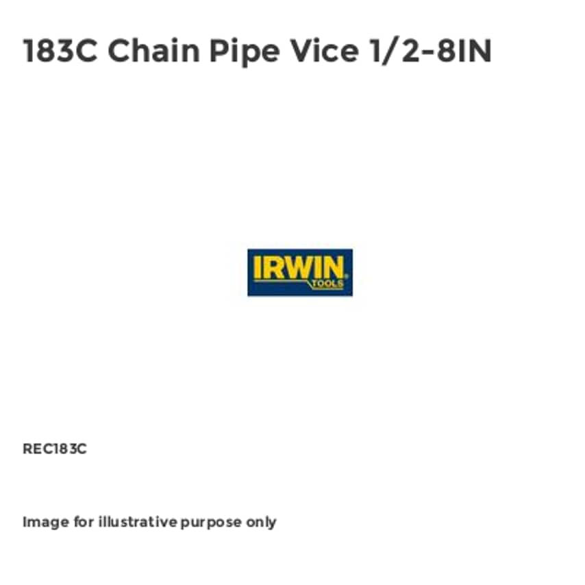 183C Chain Pipe Vice 1/2-8IN REC183C