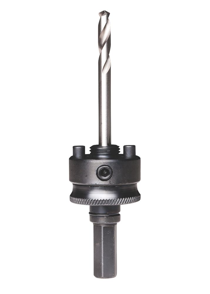 Starrett A2E Hex Shank Multi-Material Arbor with 92mm Pilot Drill