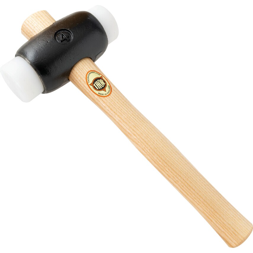 18-916 50mm Super Plastic Hammer with Wood Shaft