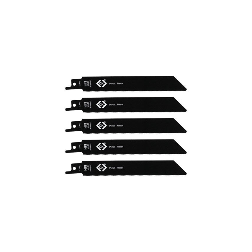 18TPI 150mm Bim Reciprocating Saw Blades (PK-5)
