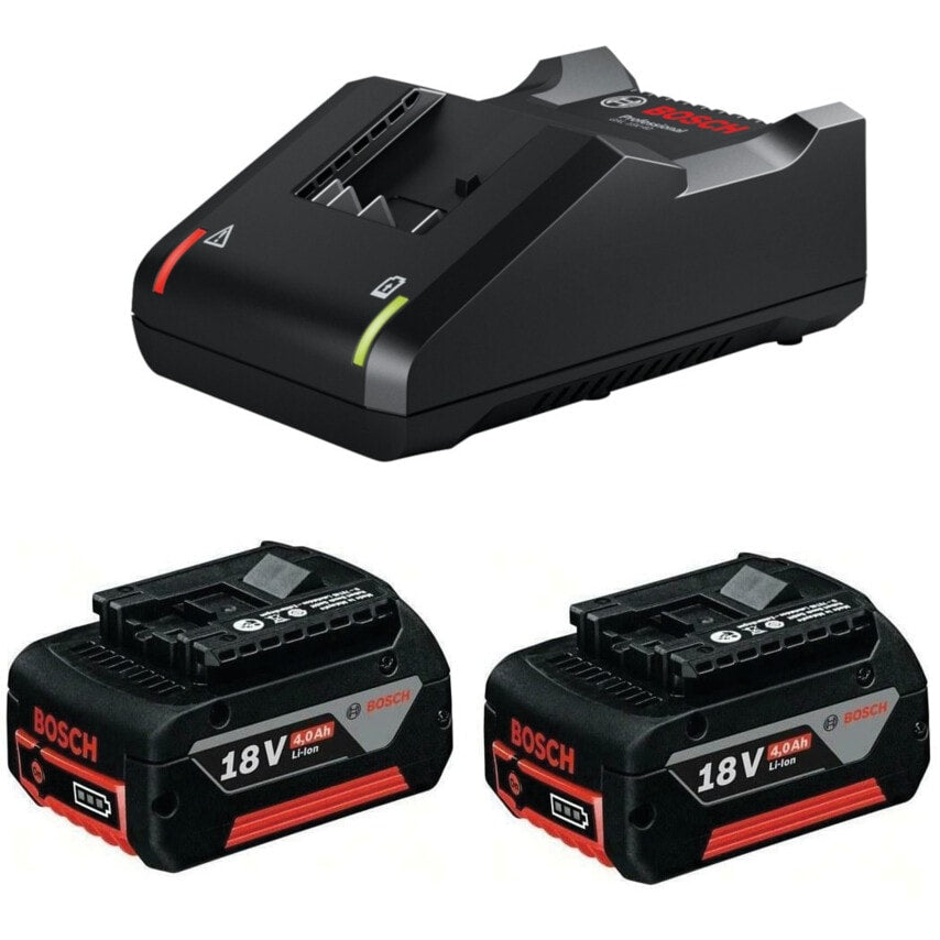 18V Battery Starter Set, 2 X GBA 4.0AH Coolpack & GAL 18V-40 Charger