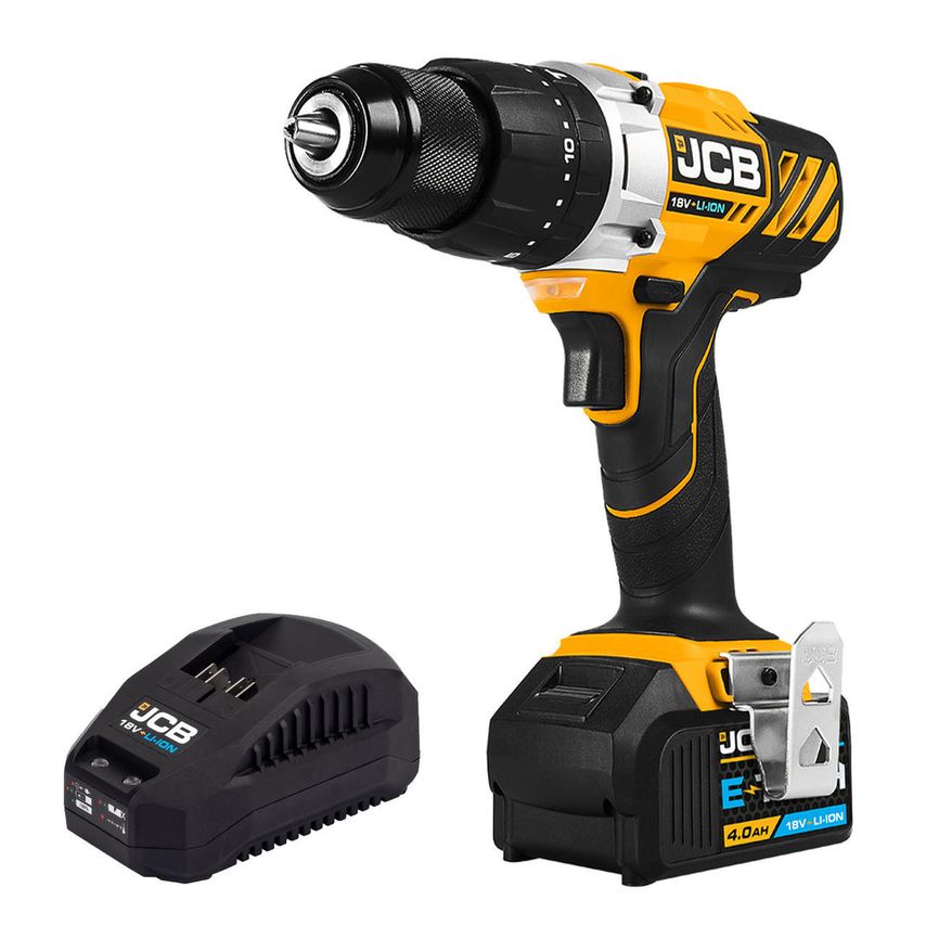 18V Combi Drill 1x 4.0Ah 2.4A Charger