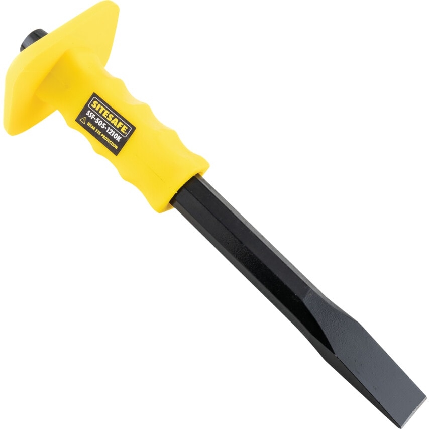 18 x 255mm Contractor Flat Cold Chisel comes with Guard