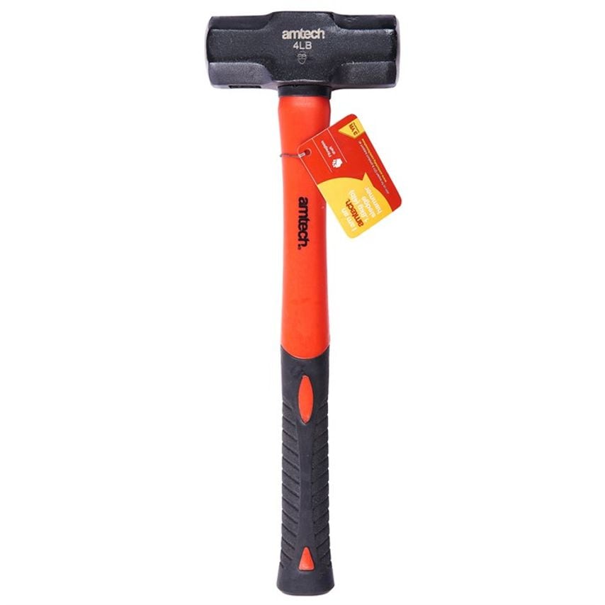1.8kg (4lb) Sledge Hammer with Fibreglass Shaft