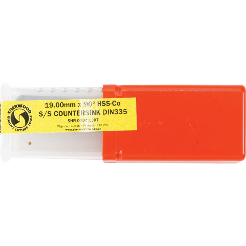 19.00MM 90DEG HSS-Cobalt S/S Countersink DIN335