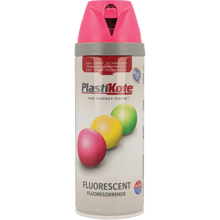 1900 Twist & Spray Fluorescent Pink Aerosol Paint - 400ML