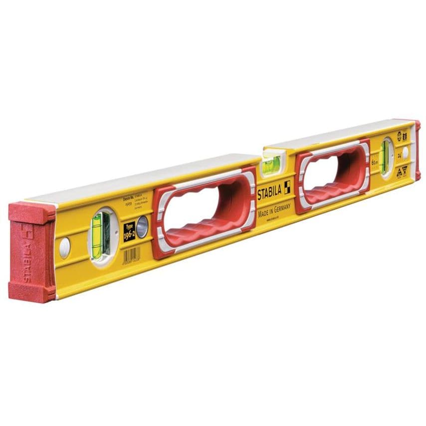 196-2-60 Spirit Level 3 Vial 15233 60cm STB196260