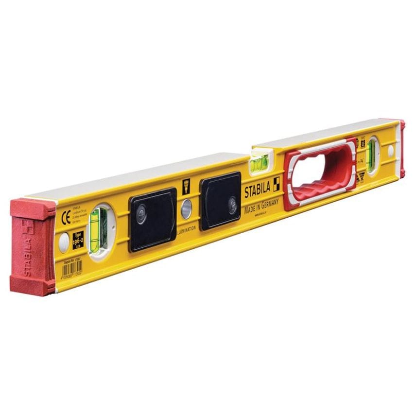 196-2 LED Illuminated Spirit Level 3 Vial 17392 60cm STB1962LED24