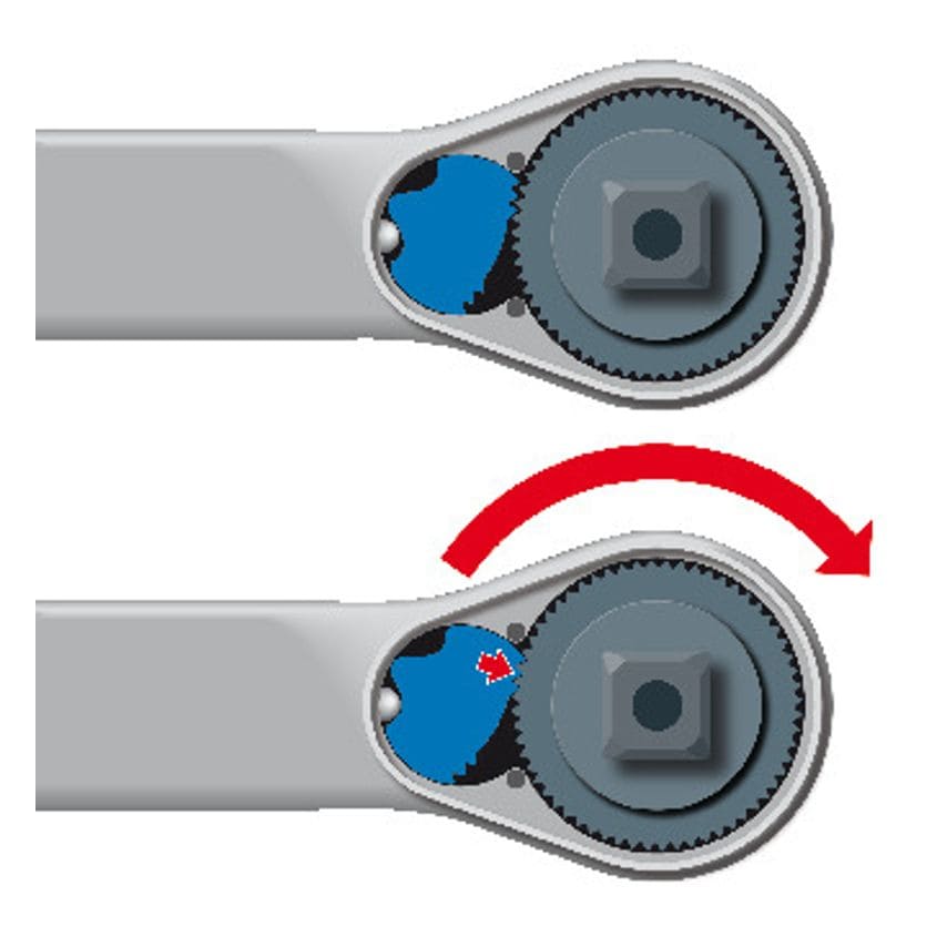 1993 U-2 1/2" Drive Reversible Ratchet