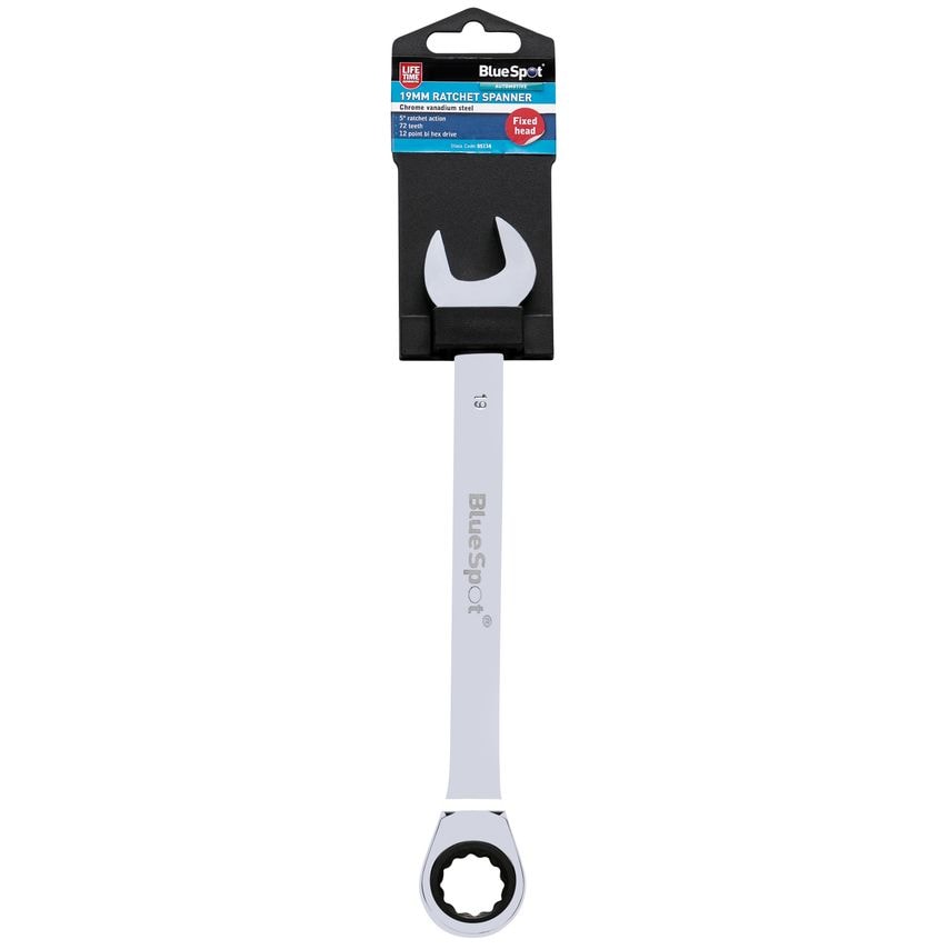19MM Ratchet Spanner Fixed Head