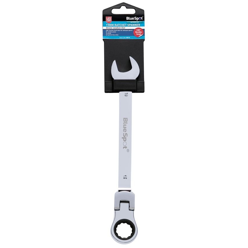 19MM Ratchet Spanner Flexible Head (180)