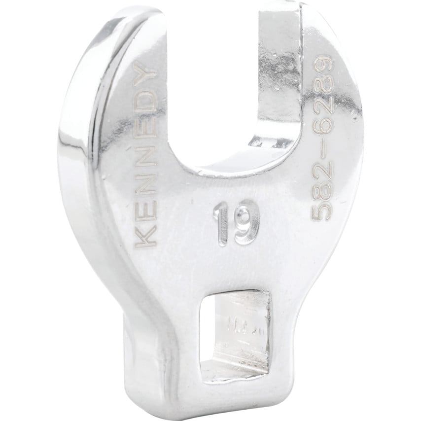 19mm Open Ended Crowfoot Wrench 3/8" Square Drive