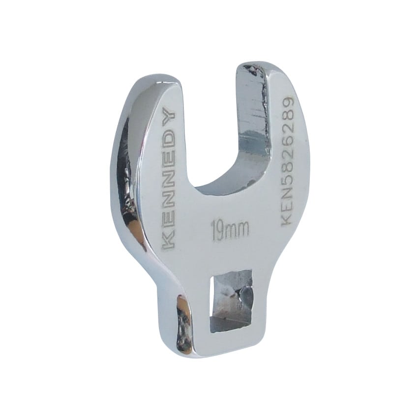 19mm Open Ended Crowfoot Wrench 3/8" Square Drive