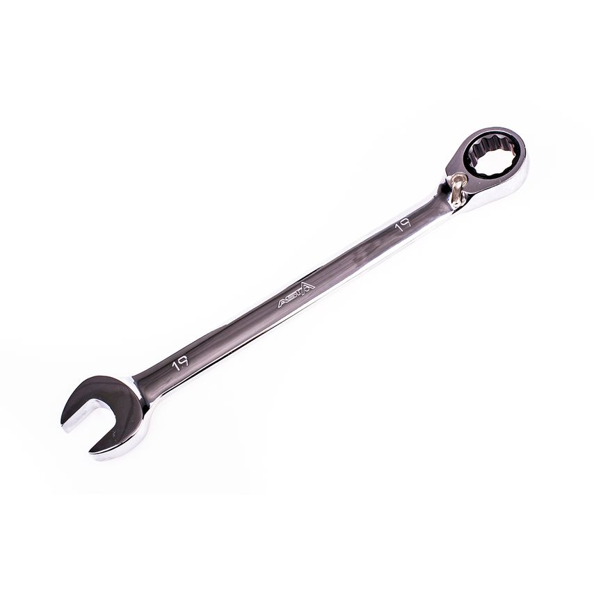 19mm Ratchet Combination Spanner Reversible Metric 72 Teeth 15 Offset