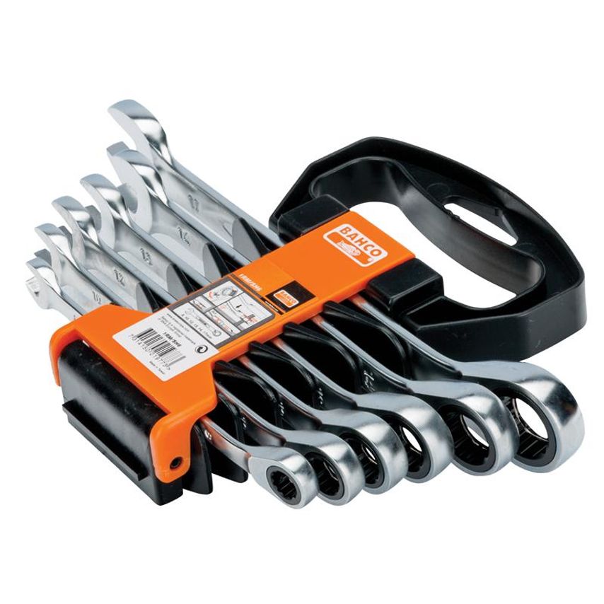 1RM Ratcheting Combination Wrench Set, 6 Piece BAH1RMSH6