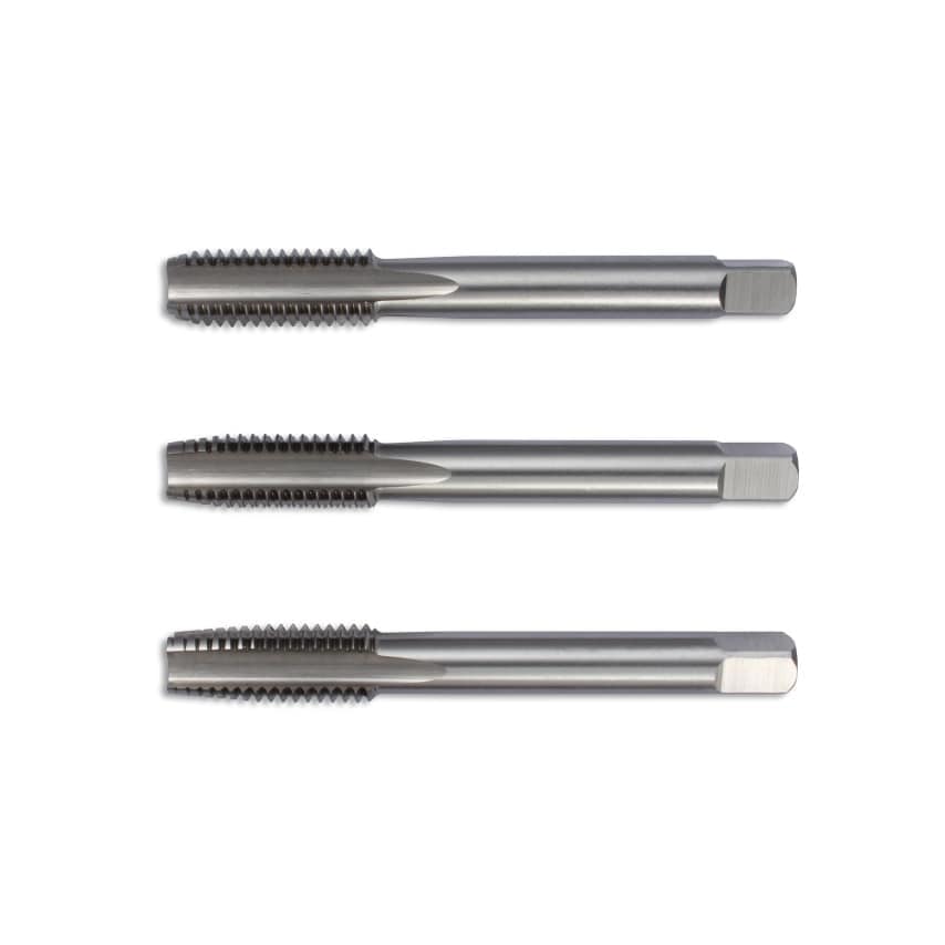 1"X10 BSF HSS Tap Set ISO 529 Short Machine - Bright Finish