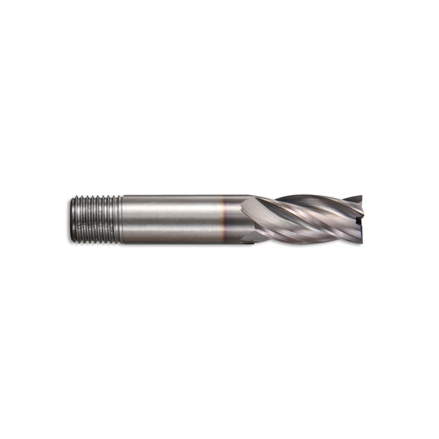 1"X1" Multi Flute HSCo Screw Shank Short Series End Mill (BS 122/4) - TiCN Coated