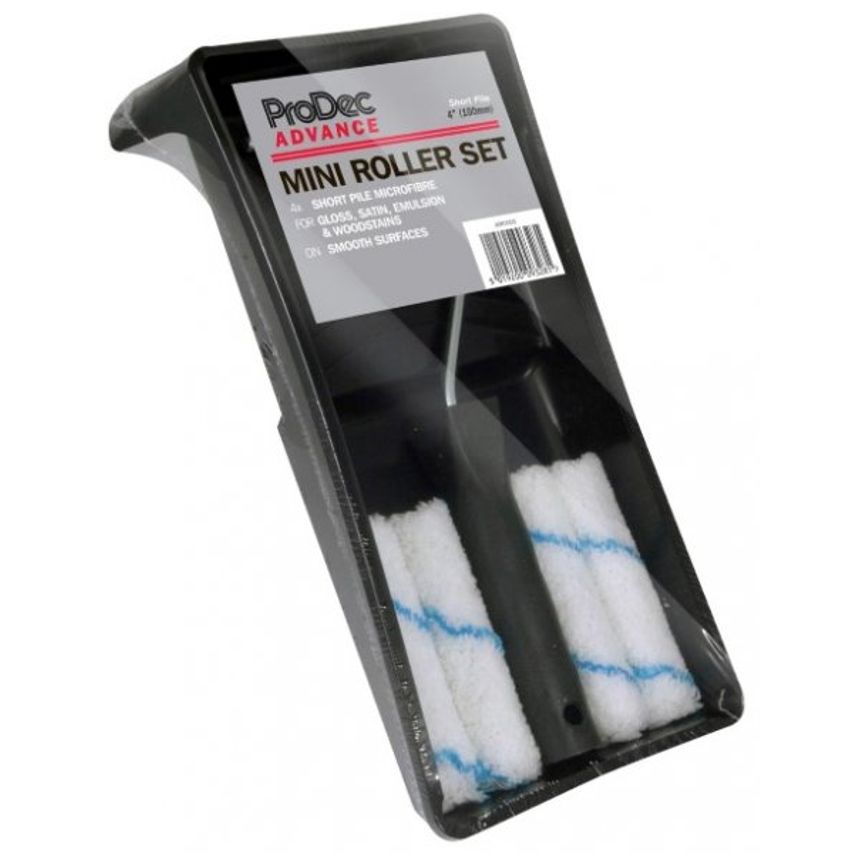 1" Short Pile Microfibre Roller & Tray Set