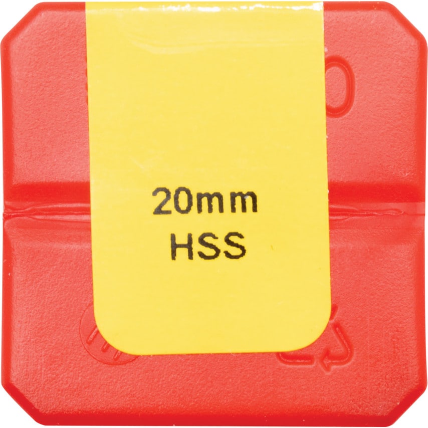 20.00MM HSS 2 Flute Threaded Shank Short Series Slot Drill
