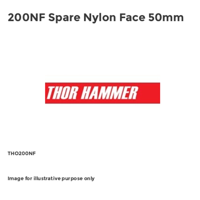 200NF Spare Nylon Face 50mm