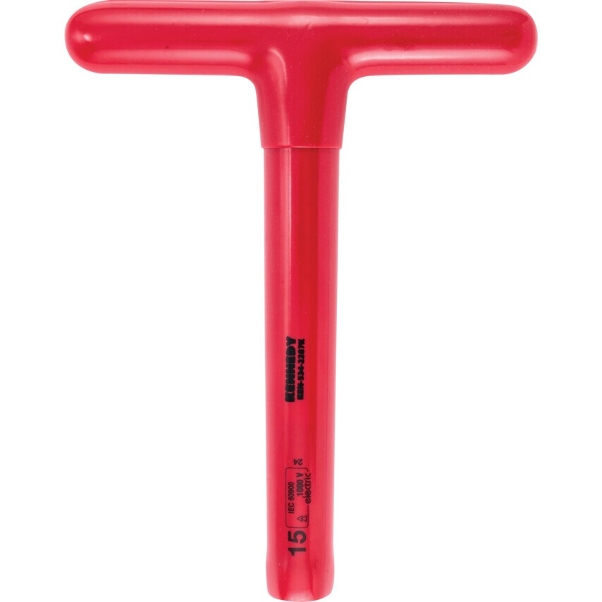 200 x 15mm Insulated T-Socket Wrench 1000 V - DIN 7440