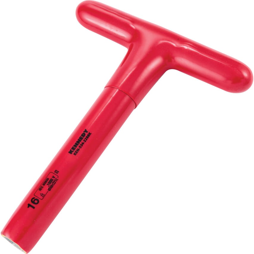 200 x 16mm Insulated T-Socket Wrench 1000 V - DIN 7440