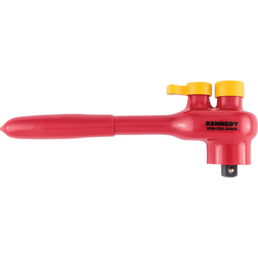 200mm Insulated Reversible Ratchet 1/4" Sq/Dr - 1000V