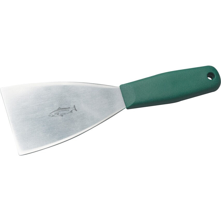 200mm Stainless Steel Long Handle Scraper - Orange